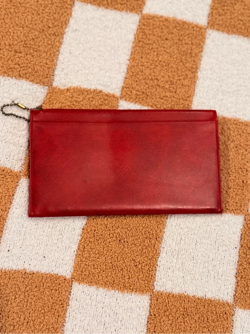 Red 'Coupon Caddy' Vintage Envelope Wallet